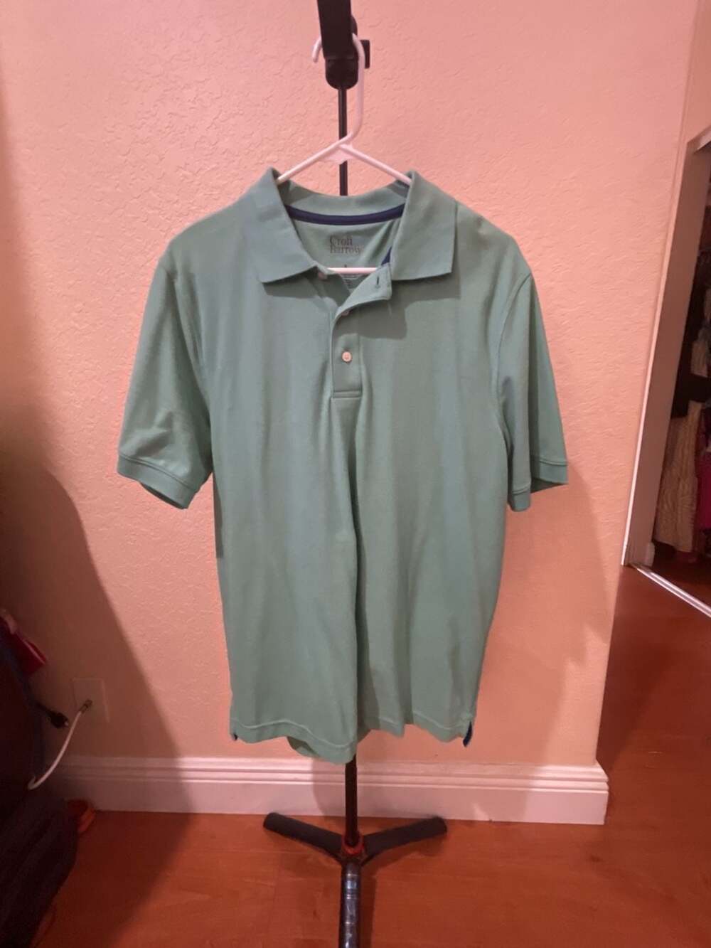 Croft & Barrow  Pine Polo Shirt 
Size : M